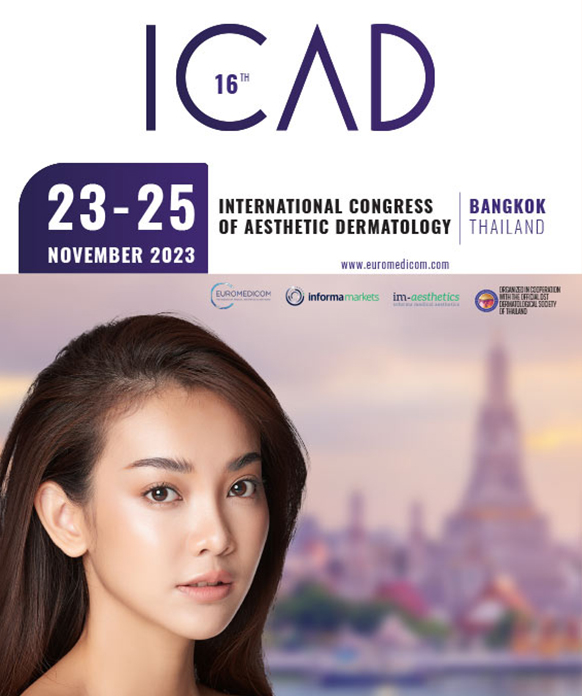ICAD Bangkok thailand 2023 Congrès medecine esthetique en thailande